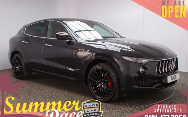 Used 2018 BLACK MASERATI LEVANTE 4x4 3.0 D V6 GRANLUSSO 4WD 5DR  AUTO 271 BHP (reg. 2018-05-11) for sale in Stockport