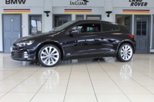 Used 2018 BLACK VOLKSWAGEN SCIROCCO Coupe 2.0 GT TSI BLUEMOTION TECHNOLOGY 2d 178 BHP (reg. 2018-03-12) for sale in Hazel Grove