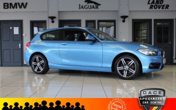 Used 2018 BLUE BMW 1 SERIES Hatchback 2.0 120D SPORT 3d 188 BHP (reg. 2018-03-02) for sale in Hazel Grove