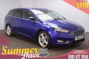 Used 2018 BLUE FORD FOCUS Estate 1.5 TITANIUM TDCI 5DR 118 BHP (reg. 2018-04-13) for sale in Stockport