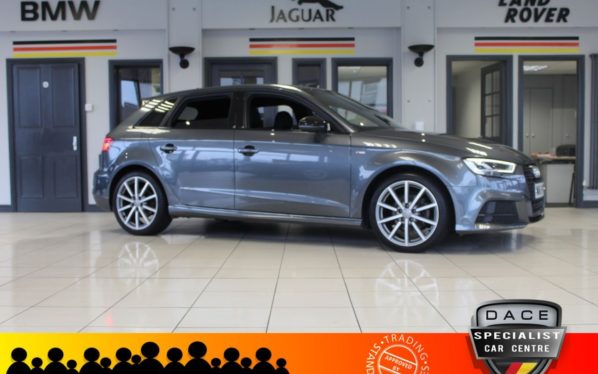 Used 2018 GREY AUDI A3 Hatchback 1.0 SPORTBACK TFSI BLACK EDITION 5d 114 BHP (reg. 2018-09-28) for sale in Hazel Grove