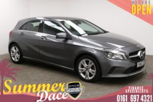 Used 2018 GREY MERCEDES-BENZ A-CLASS Hatchback 1.6 A 180 SPORT EXECUTIVE 5d 121 BHP (reg. 2018-01-26) for sale in Manchester