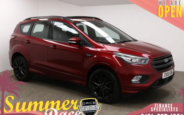 Used 2018 RED FORD KUGA 4x4 1.5 ST-LINE X TDCI 5d AUTO 119 BHP (reg. 2018-07-02) for sale in Manchester