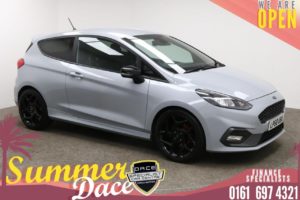 Used 2018 SILVER FORD FIESTA Hatchback 1.5 ST-2 3d 198 BHP (reg. 2018-12-21) for sale in Manchester