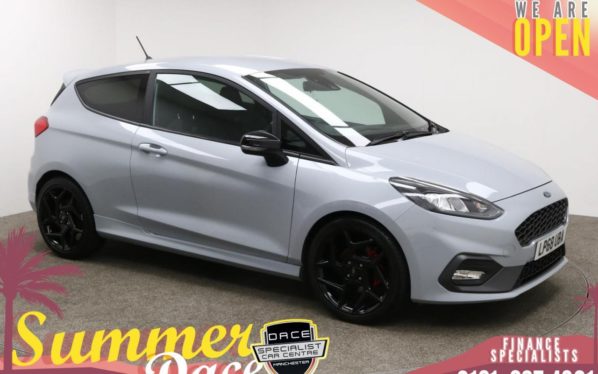 Used 2018 SILVER FORD FIESTA Hatchback 1.5 ST-2 3d 198 BHP (reg. 2018-12-21) for sale in Manchester