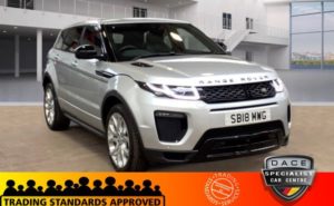 Used 2018 SILVER LAND ROVER RANGE ROVER EVOQUE Estate 2.0 TD4 HSE DYNAMIC LUX 5d AUTO 177 BHP (reg. 2018-07-13) for sale in Hazel Grove