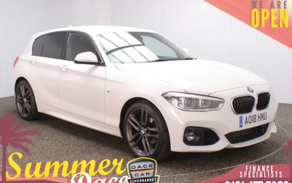 Used 2018 WHITE BMW 1 SERIES Hatchback 1.5 118I M SPORT 5DR 1 OWNER AUTO 134 BHP (reg. 2018-04-18) for sale in Stockport