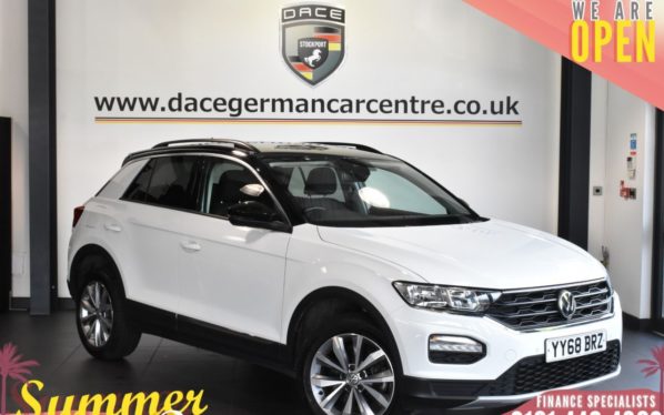 Used 2018 WHITE VOLKSWAGEN T-ROC Hatchback 1.6 DESIGN TDI 5DR 114 BHP (reg. 2018-09-17) for sale in Bolton