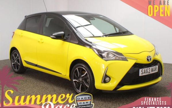 Used 2018 YELLOW TOYOTA YARIS Hatchback 1.5 VVT-I YELLOW EDITION 5DR 110 BHP (reg. 2018-03-15) for sale in Stockport