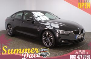 Used 2019 BLACK BMW 4 SERIES GRAN COUPE Coupe 2.0 420I SPORT GRAN COUPE 1 OWNER 4DR 181 BHP (reg. 2019-10-18) for sale in Stockport