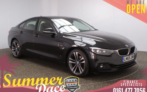 Used 2019 BLACK BMW 4 SERIES GRAN COUPE Coupe 2.0 420I SPORT GRAN COUPE 1 OWNER 4DR 181 BHP (reg. 2019-10-18) for sale in Stockport