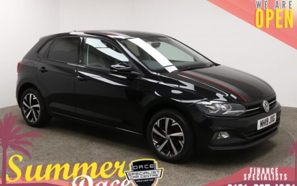 Used 2019 BLACK VOLKSWAGEN POLO Hatchback 1.0 BEATS EVO 5d 65 BHP (reg. 2019-06-27) for sale in Manchester