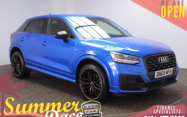 Used 2019 BLUE AUDI Q2 Estate 1.6 TDI BLACK EDITION 5DR 114 BHP (reg. 2019-09-23) for sale in Stockport