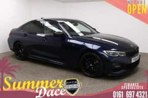 Used 2019 BLUE BMW 3 SERIES Saloon 2.0 320D M SPORT PLUS EDITION 4d AUTO 188 BHP (reg. 2019-12-16) for sale in Manchester