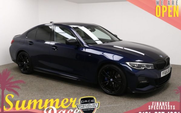 Used 2019 BLUE BMW 3 SERIES Saloon 2.0 320D M SPORT PLUS EDITION 4d AUTO 188 BHP (reg. 2019-12-16) for sale in Manchester