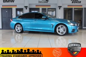 Used 2019 BLUE BMW 4 SERIES GRAN COUPE Coupe 2.0 420D M SPORT GRAN COUPE 4d AUTO 188 BHP (reg. 2019-03-29) for sale in Hazel Grove