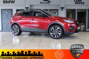 Used 2019 RED VAUXHALL GRANDLAND X Hatchback 1.2 ELITE NAV S/S 5d 129 BHP (reg. 2019-03-29) for sale in Hazel Grove