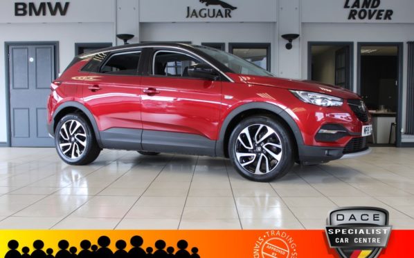 Used 2019 RED VAUXHALL GRANDLAND X Hatchback 1.2 ELITE NAV S/S 5d 129 BHP (reg. 2019-03-29) for sale in Hazel Grove