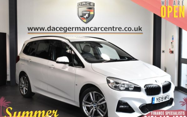 Used 2019 WHITE BMW 2 Series GRAN TOURER Estate 2.0 218D M SPORT 5DR 148 BHP (reg. 2019-03-29) for sale in Bolton