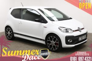 Used 2019 WHITE VOLKSWAGEN UP Hatchback 1.0 UP GTI 3d 114 BHP (reg. 2019-01-15) for sale in Manchester