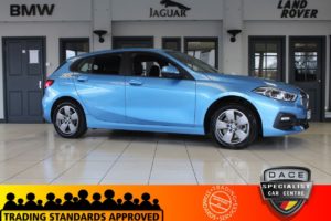 Used 2020 BLUE BMW 1 SERIES Hatchback 1.5 116D SE 5d 115 BHP (reg. 2020-10-07) for sale in Hazel Grove