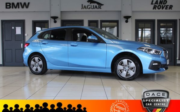 Used 2020 BLUE BMW 1 SERIES Hatchback 1.5 116D SE 5d 115 BHP (reg. 2020-10-07) for sale in Hazel Grove