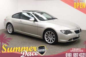 Used 2006 SILVER BMW 6 SERIES Coupe 3.0 630I SPORT 2d AUTO 255 BHP (reg. 2006-11-01) for sale in Manchester