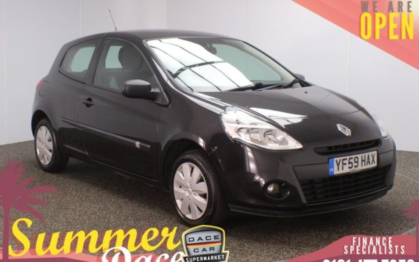 Used 2010 BLACK RENAULT CLIO Hatchback 1.1 EXTREME 3d 74 BHP (reg. 2010-01-27) for sale in Stockport