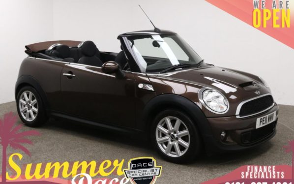 Used 2011 BROWN MINI CONVERTIBLE Convertible 1.6 COOPER S 2d 184 BHP (reg. 2011-03-30) for sale in Manchester