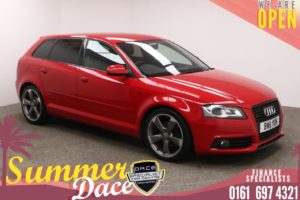 Used 2011 RED AUDI A3 Hatchback 2.0 SPORTBACK TDI S LINE SPECIAL EDITION 5d 138 BHP (reg. 2011-08-18) for sale in Manchester