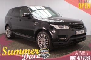 Used 2013 BLACK LAND ROVER RANGE ROVER SPORT 4x4 3.0 SDV6 HSE DYNAMIC 5DR AUTO 288 BHP DEPLOYABLE SIDE STEPS (reg. 2013-09-25) for sale in Stockport