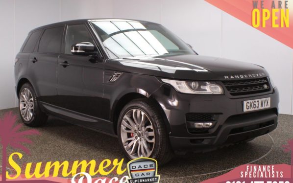 Used 2013 BLACK LAND ROVER RANGE ROVER SPORT 4x4 3.0 SDV6 HSE DYNAMIC 5DR AUTO 288 BHP DEPLOYABLE SIDE STEPS (reg. 2013-09-25) for sale in Stockport