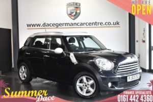 Used 2013 BLACK MINI COUNTRYMAN Hatchback 2.0 COOPER D 5DR AUTO 110 BHP Pepper 2 pack (reg. 2013-12-24) for sale in Bolton