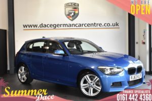 Used 2013 BLUE BMW 1 SERIES Hatchback 1.6 116I M SPORT 5DR AUTO 135 BHP (reg. 2013-12-30) for sale in Bolton