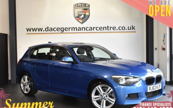 Used 2013 BLUE BMW 1 SERIES Hatchback 1.6 116I M SPORT 5DR AUTO 135 BHP (reg. 2013-12-30) for sale in Bolton