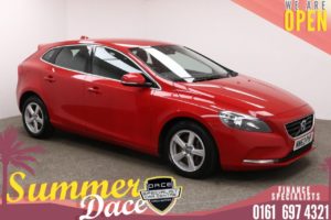 Used 2013 RED VOLVO V40 Hatchback 2.0 D3 SE 5d 148 BHP (reg. 2013-11-29) for sale in Manchester