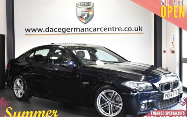 Used 2014 BLACK BMW 5 SERIES Saloon 3.0 530D M SPORT 4d AUTO 255 BHP (reg. 2014-10-30) for sale in Bolton