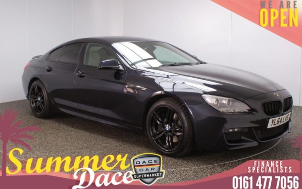 Used 2014 BLACK BMW 6 SERIES Coupe 3.0 640D M SPORT GRAN COUPE 4d AUTO 309 BHP (reg. 2014-09-26) for sale in Stockport