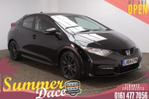 Used 2014 BLACK HONDA CIVIC Hatchback 1.6 I-DTEC BLACK EDITION 5d 118 BHP (reg. 2014-11-28) for sale in Stockport
