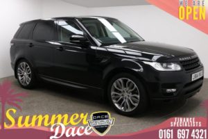 Used 2014 BLACK LAND ROVER RANGE ROVER SPORT Estate 3.0 SDV6 HSE DYNAMIC 5d AUTO 288 BHP (reg. 2014-09-24) for sale in Manchester