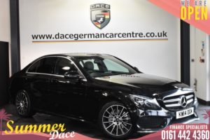 Used 2014 BLACK MERCEDES-BENZ C-CLASS Saloon 2.1 C220 BLUETEC AMG LINE 4DR AUTO 170 BHP (reg. 2014-06-26) for sale in Bolton