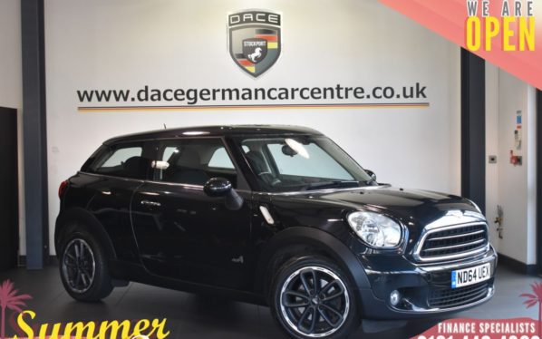 Used 2014 BLACK MINI PACEMAN Coupe 1.6 COOPER ALL4 3DR 121 BHP (reg. 2014-12-15) for sale in Bolton