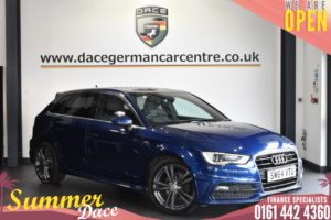 Used 2014 BLUE AUDI A3 Hatchback 1.6 TDI S LINE 5DR 109 BHP (reg. 2014-09-05) for sale in Bolton