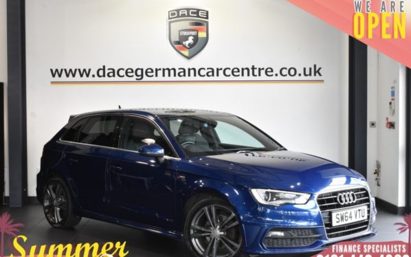 Used 2014 BLUE AUDI A3 Hatchback 1.6 TDI S LINE 5DR 109 BHP (reg. 2014-09-05) for sale in Bolton