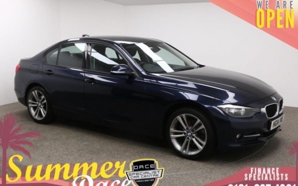 Used 2014 BLUE BMW 3 SERIES Saloon 2.0 320D SPORT 4d AUTO 184 BHP (reg. 2014-08-29) for sale in Manchester