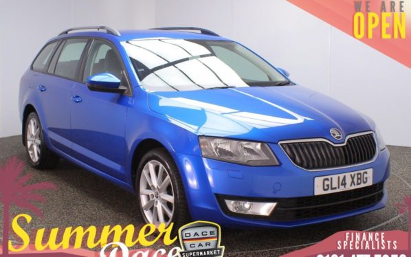 Used 2014 BLUE SKODA OCTAVIA Estate 2.0 ELEGANCE TDI CR 5DR 148 BHP (reg. 2014-05-09) for sale in Stockport