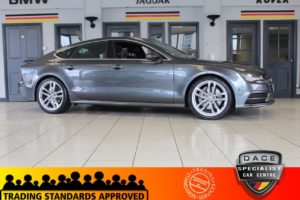 Used 2014 GREY AUDI A7 Hatchback 3.0 SPORTBACK TFSI QUATTRO S LINE 5d AUTO 329 BHP (reg. 2014-11-29) for sale in Hazel Grove