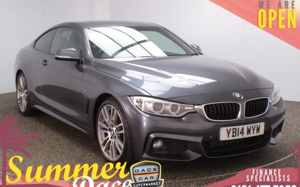 Used 2014 GREY BMW 4 SERIES Coupe 2.0 420D M SPORT 2d AUTO 181 BHP (reg. 2014-06-20) for sale in Stockport