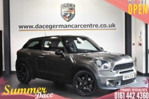 Used 2014 GREY MINI PACEMAN Coupe 1.6 COOPER S [CHILI PACK] 3DR 184 BHP -  and pound;5000 OF EXTRAS!!! (reg. 2014-03-03) for sale in Bolton