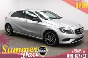 Used 2014 SILVER MERCEDES-BENZ A-CLASS Hatchback 1.6 A180 BLUEEFFICIENCY SPORT 5d 122 BHP (reg. 2014-05-30) for sale in Manchester